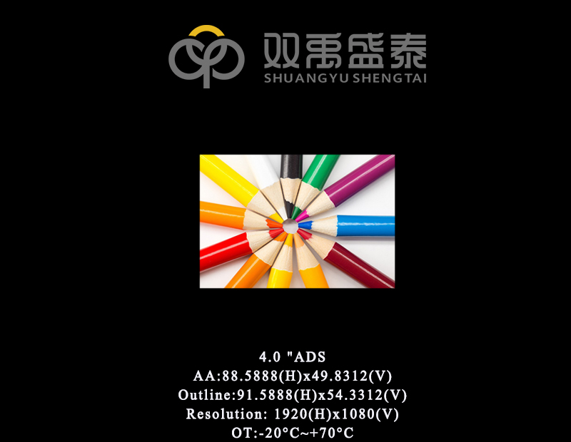 4.0 inch projection 16:9